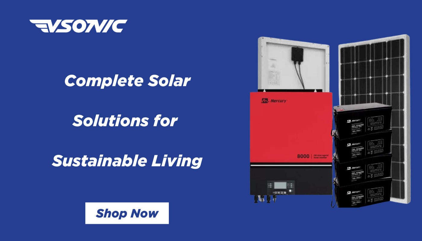 Complete Solar Solutions for Sustainable Living from vsonic