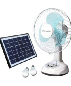 DuraVolt 12 inch 3 in 1 Rechargeable Table Fan DRF-12TS SOLAR vsonic