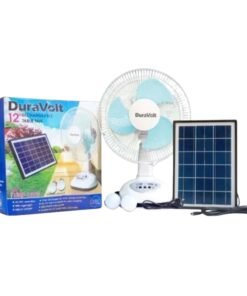 DuraVolt 12 inch 3 in 1 Rechargeable Table Fan DRF-12TS SOLAR vsonic