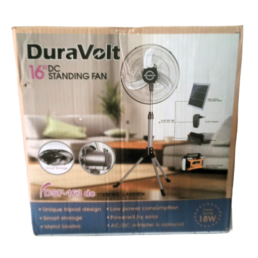 Duravolt 16 inch DC Stanging Fan DSF-163dc vsonic