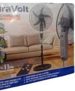 Duravolt 18 inch Rechargeable Fan DRF-2918 zip vsonic