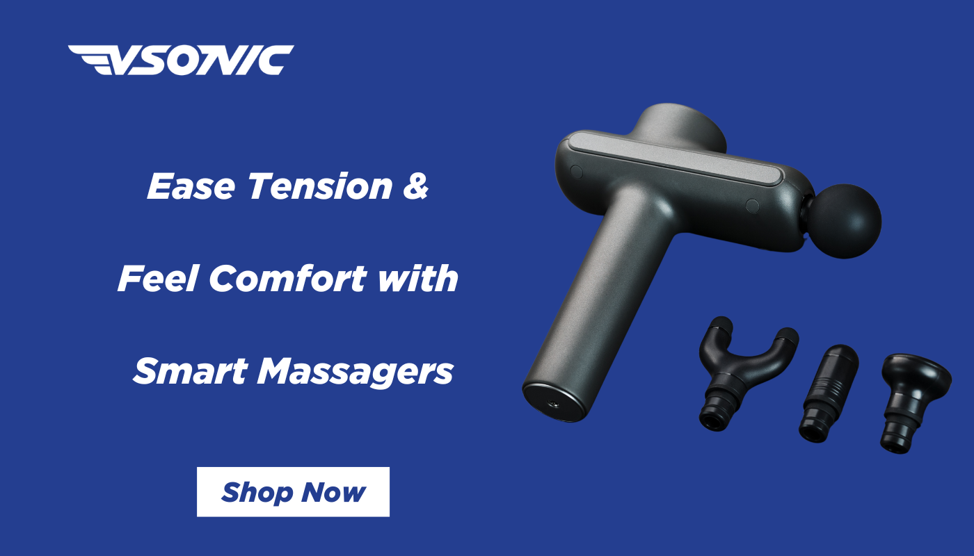 Ease Tension & Feel Comfort with Smart Massagers from vsonic