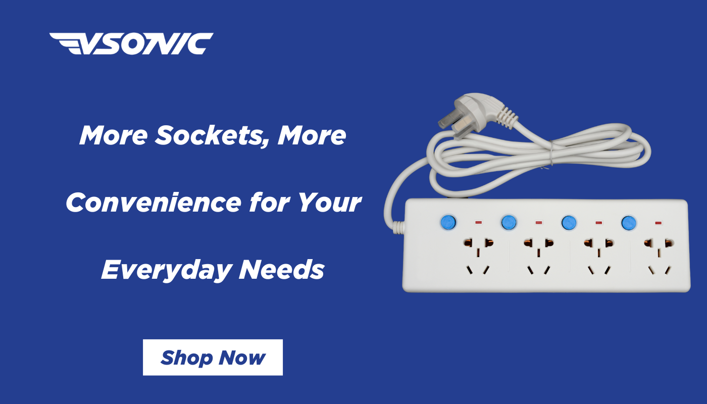 More Sockets, More Convenience for Your Everyday Needs on vsonic