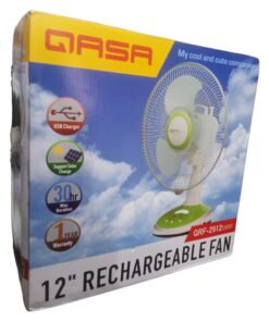 QASA 12 inch Rechargeable Table Fan QRF-2912 vsonic