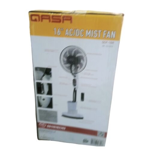 QASA 16 inch AC-DC Mist Standing Fan QSF-16R vsonic