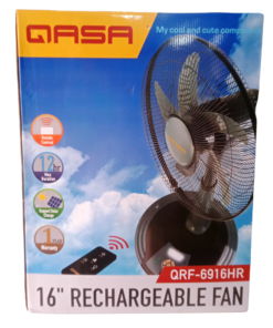 QASA 16 inch Rechargeable Fan QRF-6916HR vsonic