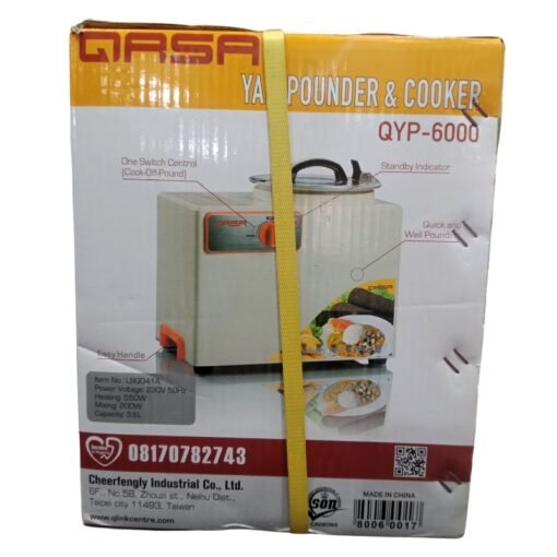 QASA Yam Pounder & Cooker QYP-6000 vsonic