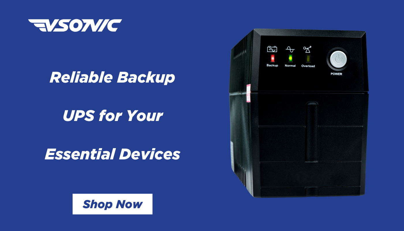 Reliable Backup UPS for Your Essential Devices from vsonic