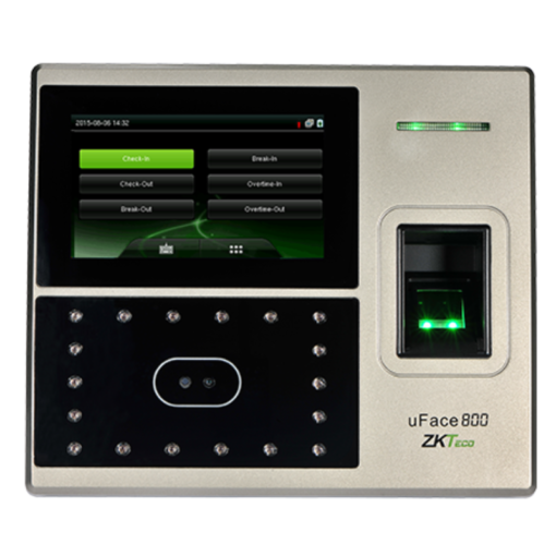 Zkteco Multibiometric Time Attendance & Access Control Terminal uface800 vsonic