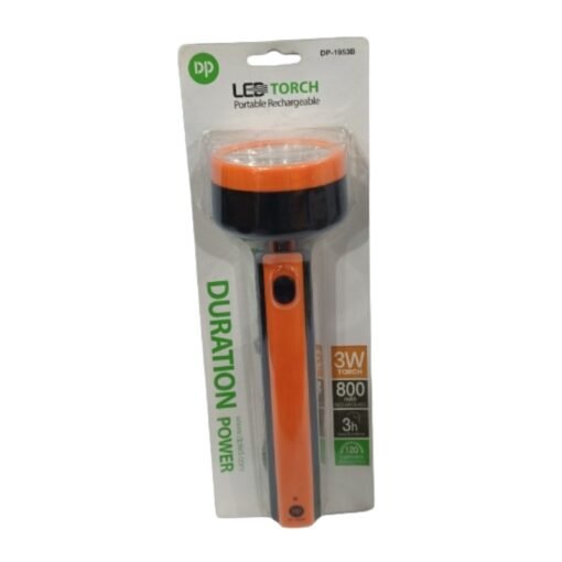 DP LED Portable Rechargeable Torch for Security Personnel DP-1953B