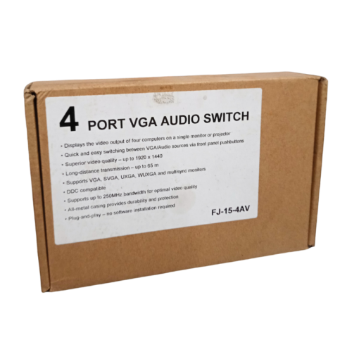 4 Ports VGA Audio Switch vsonic