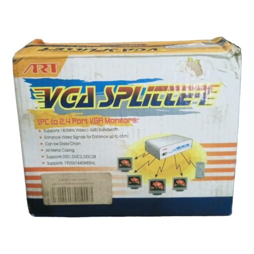 ART VGA Splitter 1PC to 4PCs of 2.4 Port VGA Monitors vsonic