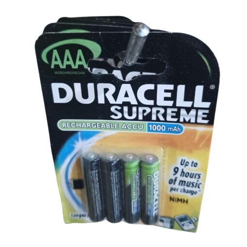 DURACELL SUPREME AAA 4 in 1 Rechargeable Battery Pack vsonic