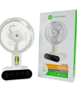 Duration Power DP Desktop Portable Rechargeable Fan DP-7624 vsonic