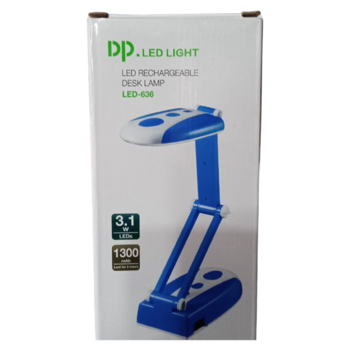 Duration Power DP LED Rechargeable Desk Lamp LED-636 vsonic