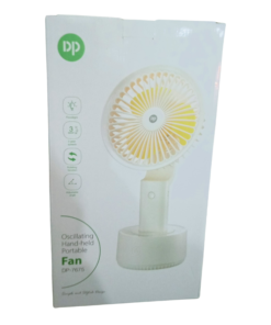 Duration Power DP Oscillating Handheld Portable Fan with Stand DP-7675 vsonic