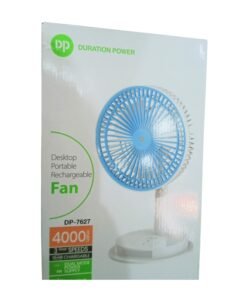 Duration Power Desktop Portable Rechargeable Fan DP-7627 vsonic