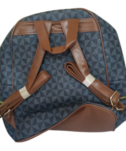 Fancy Grey Check Pattern Backpack Bag vsonic