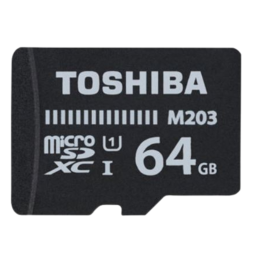 TOSHIBA 64GB Micro SD Card with Adaptor vsonic