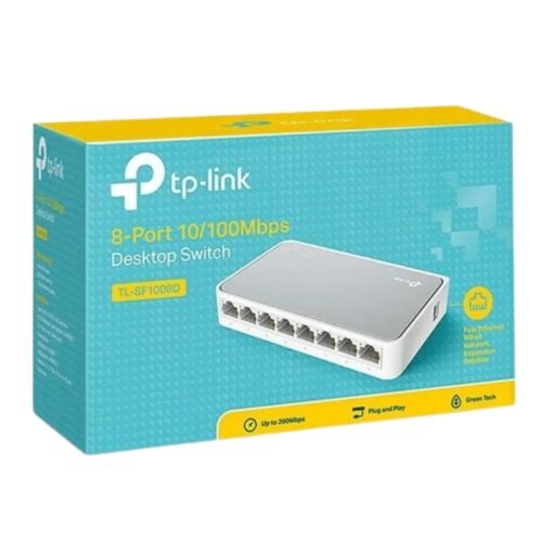 Tp-Link 8-Port 10-100Mbps Desktop Switch TL-SF1008D vsonic