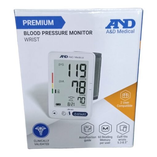 AND Medicals Wrist Blood Pressure Monitor vsonic