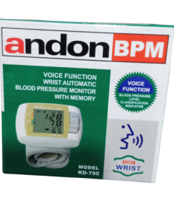 Andon Wrist Blood Pressure Monitor vsonic
