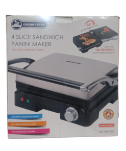 CrownStar 4 Slice Sandwich Panini Maker vsonic