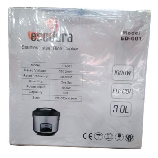 Esodora Stainless Steel Rice Cooker vsonic