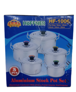 Hoffner HF-1006 Aluminum Stock Pot Set vsonic