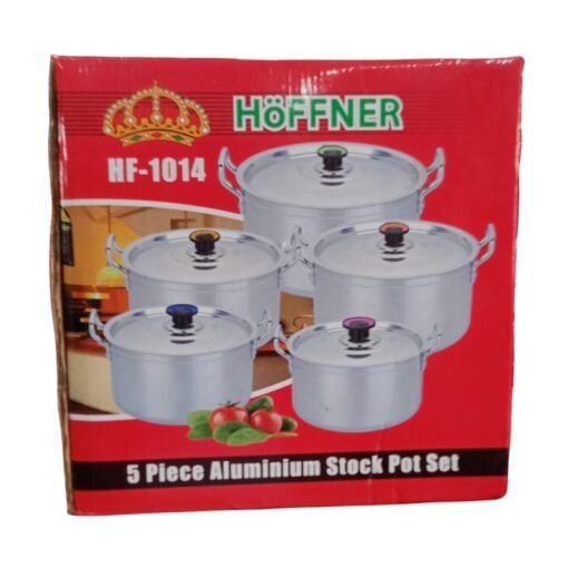 Hoffner HF-1014 5Pcs Aluminium Stock Pot Set HF-1014 vsonic