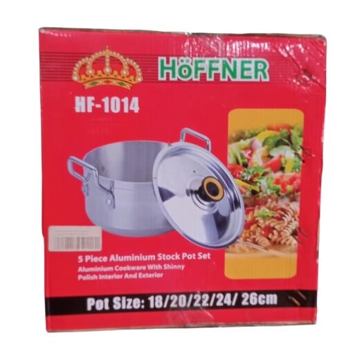 Hoffner HF-1014 5Pcs Aluminium Stock Pot Set HF-1014 vsonic