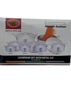 Hoffner HFC-4B 8pcs Cookware Set with Metal Lid vsonic