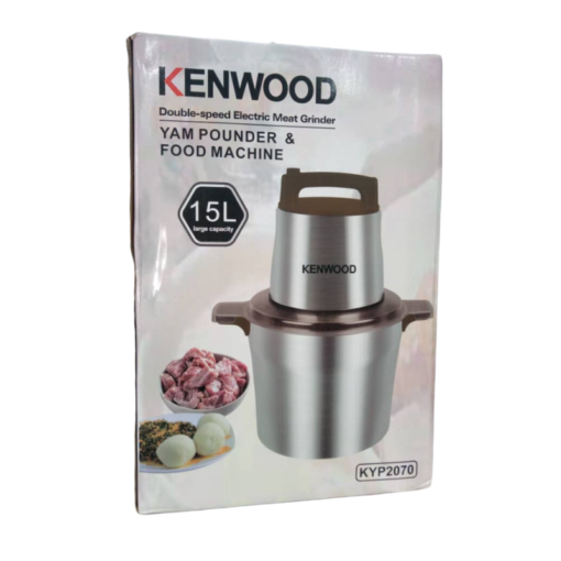 Kenwood 15 liter Double Speed Electric Meat Grinder, Yam Pounder and Food Processor vsonic