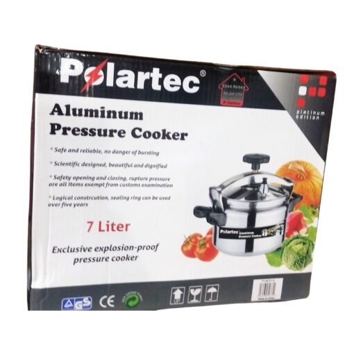 Polartec 7 liter Aluminium Pressure Cooker vsonic