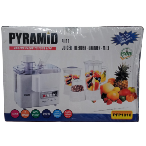 Pyramid 4in1 Juice, Blender, Grinder & Mill vsonic