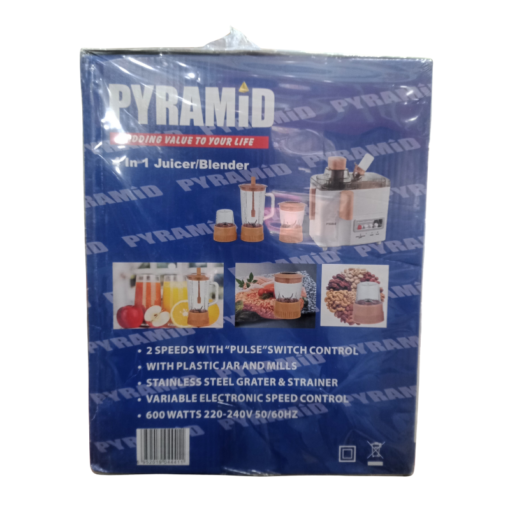 Pyramid 4in1 Juice, Blender, Grinder & Mill vsonic