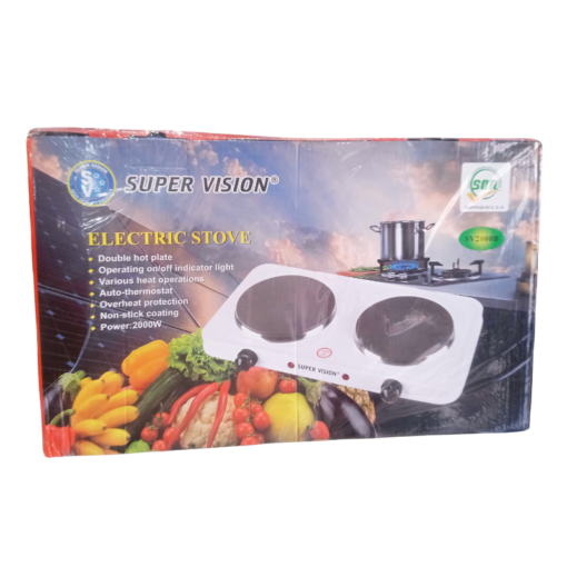 Super Vision Double Hot Plate Electric Stove vsonic