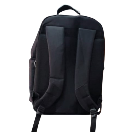 Top Notch Super Plain Black Backpack Bag vsonic