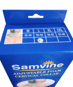 Samvine Adjustable Foam Cervical Collar - Large vsonic