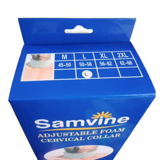Samvine Adjustable Foam Cervical Collar - Large vsonic