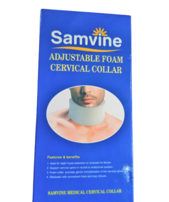 Samvine Adjustable Foam Cervical Collar - Large vsonic