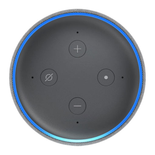 Amazon Echo Dot 3 Speaker Heather Gray vsonic