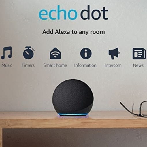 Amazon Echo Dot 4 Smart Speaker Charcoal vsonic
