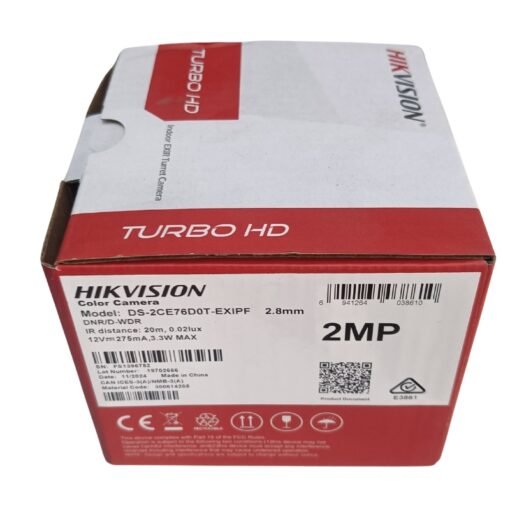 Hikvision 2MP Turbo HD Indoor EXIR Turret Camera Model; DS-2CE76D0T-EXIPF vsonic (1)