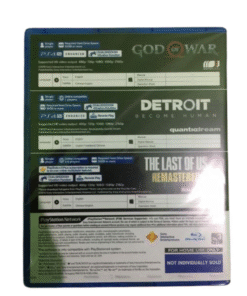 PS4 Game CD 3in1 Combo GOD OF WAR, DETROIT & THE LAST OF US vsonic