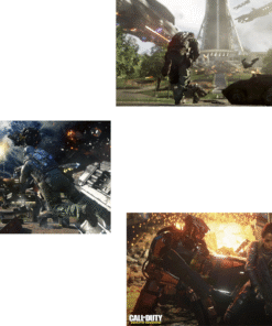 Play Station 4 PS4 Game CD Call of Duty Legacy Edition 2in1 Infinite Warfare + Modern Warfare Remastered vsonic