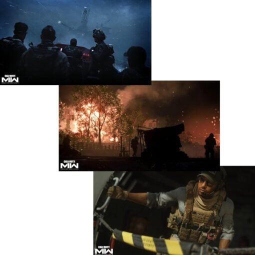 Play Station 5 PS5 Game CD Call of Duty Modern Warfare II vsonic