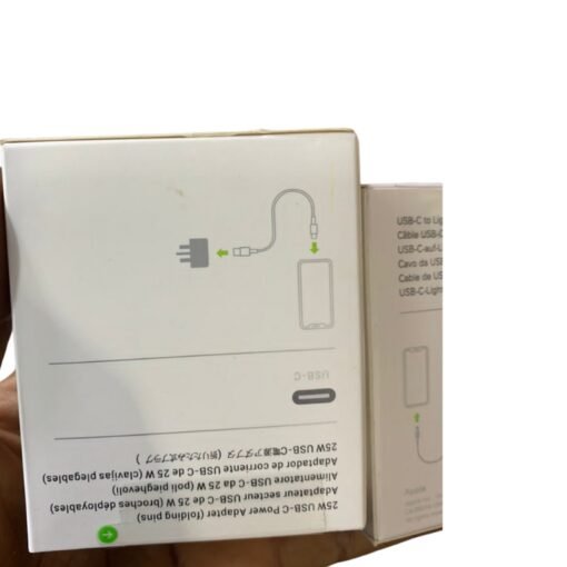 Apple iPhone USB-C 25W Power Adapter + USB-C to Lightning Cable vsonic