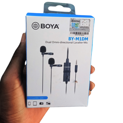 BOYA Dual Omni-Directional Lavalier Mic BY-M1DM vsonic