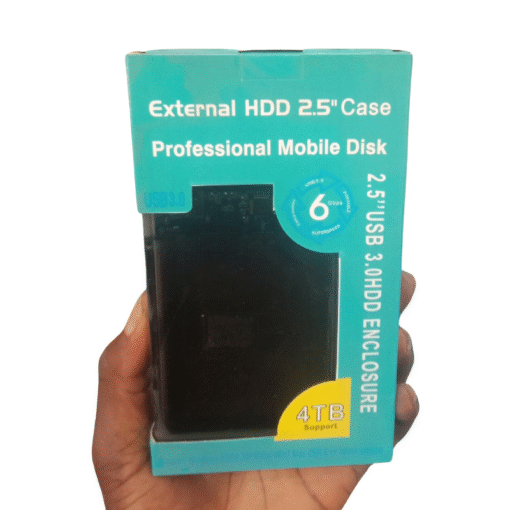 External HDD 2.5 inch Case Enclosure Professional Mobile Disk - Black vsonic